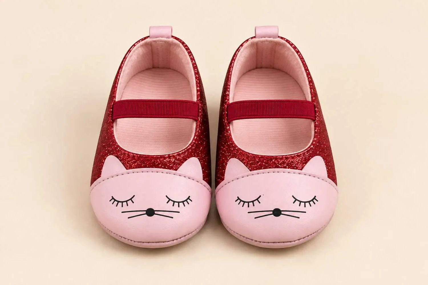 Sparkle Kitty Baby Girl Shoes