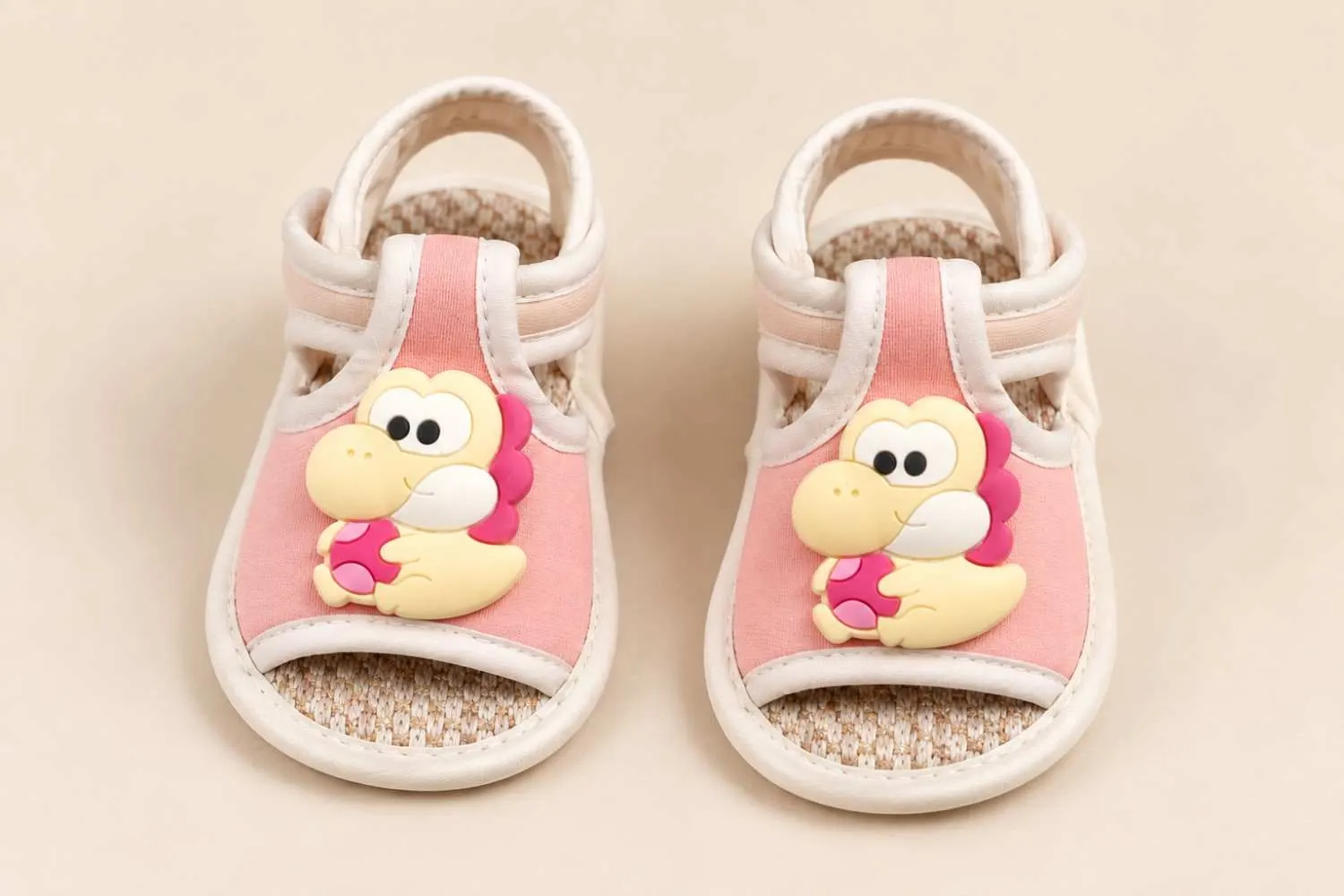 Dino Steps First Step Baby Sandals – Pink