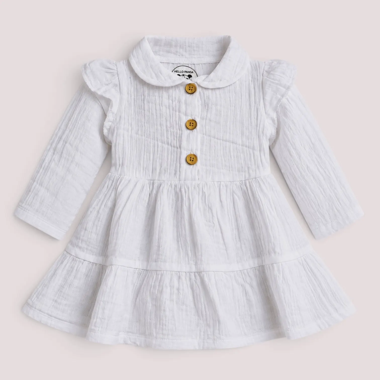 White Muslin Frock Set