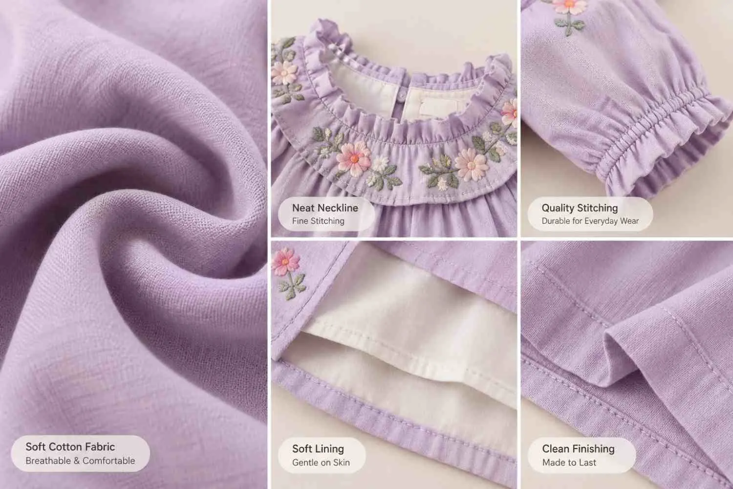 Breathable Natural Kids Fabrics