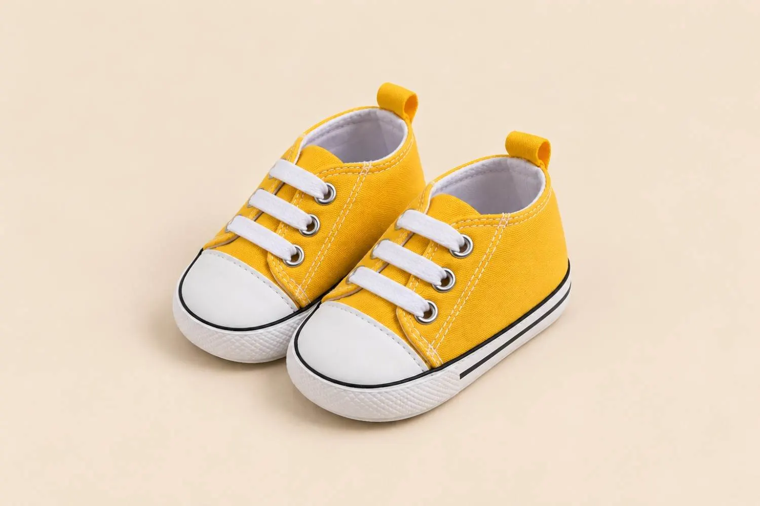 Yellow Baby Canvas Sneaker 6–9 Months