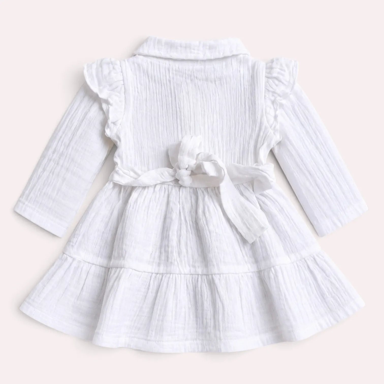 Whitem Muslin baby girl frock set 3 - 18 months