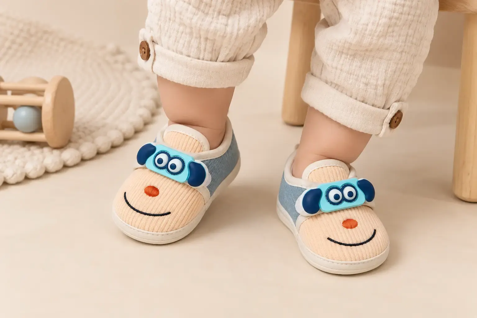 Buddy Smiles First Step Shoes 6–9M