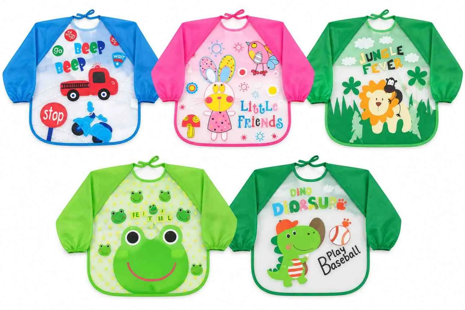 Waterproof Full-Sleeve Baby Feeding Bib
