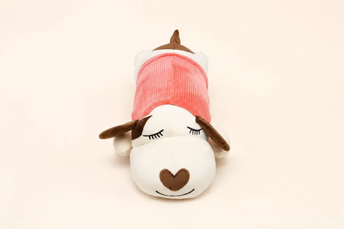 Premium sleeping dog soft toy