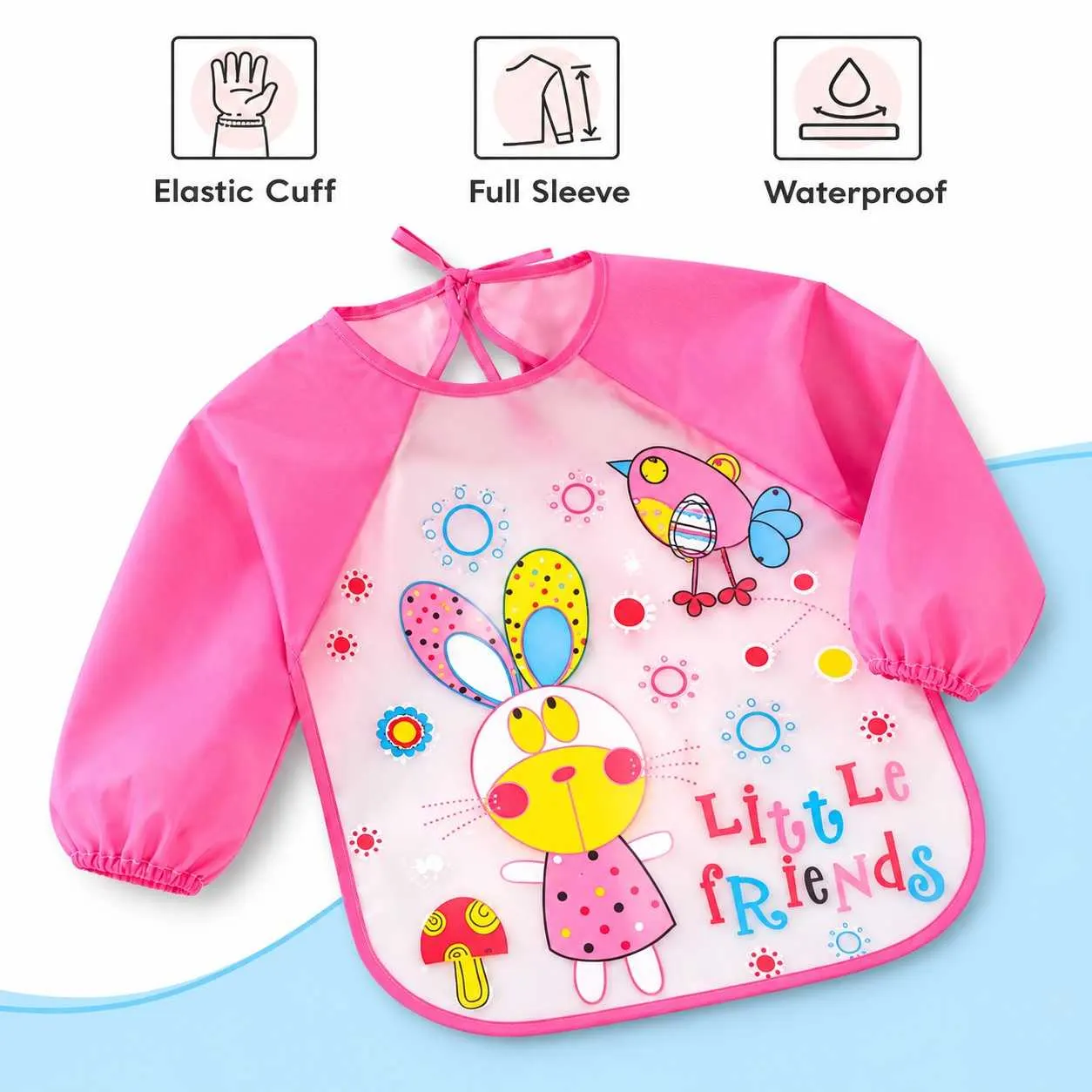 Waterproof Full-Sleeve Baby Feeding Bib