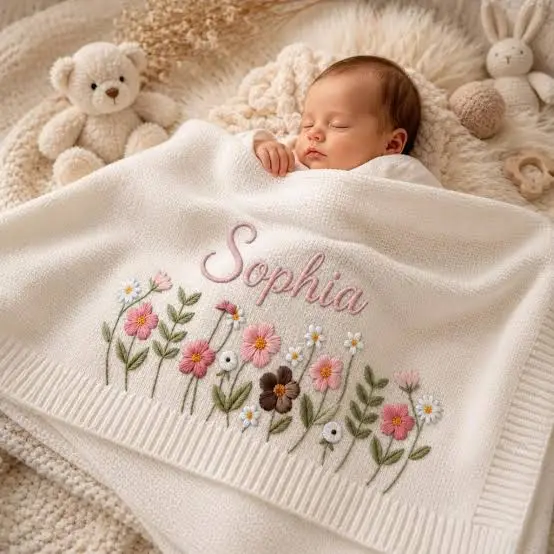 Personalised Name Blanket